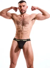 N2N Bodywear Men's Verge BIKINI Underwear, L Black - NWT