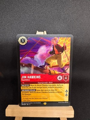 Lorcana Jim Hawkins Raumfahrer 109/204 Die Tintenlande Legendär DE NM