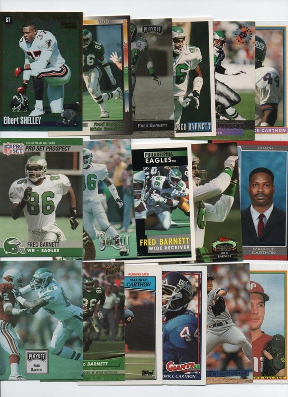 ARKANSAS STATE UNIVERSITY RED WOLVES 50 CARD FOOTBALL & BASEBALL lot BARNETT..