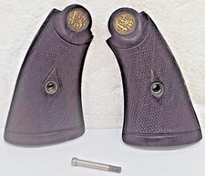 Smith Wesson Early Pre-war K Frame Square Butt Diamond Center Sw Grips Screw Smith Wesson Early Pre-war K Frame Square Butt Diamond Center Sw Grips Screw