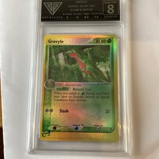  Pokemon card, Ex Ruby & Sapphire Grovyle 32/109 Rev Holo graded 8 NM.