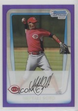 2011 Bowman Chrome Prospects Purple Refractor 41/799 Neftali Soto #BCP210 a2v