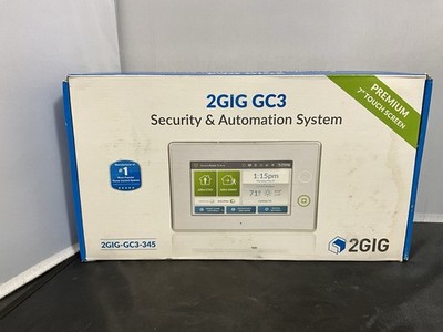 NIB 2GIG GC3 / 2GIG-GC3-345 Security & Automation System Keypad Panel Z Wave