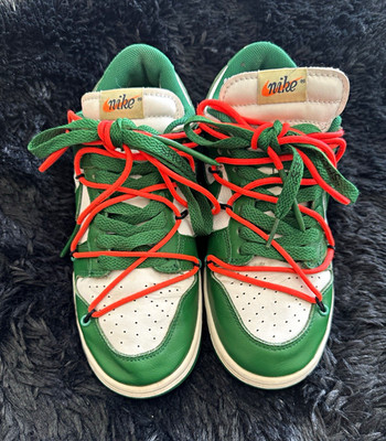 Nike Dunk Low x Off-White Pine Green 2019 Low Top Leather CT0856-100