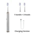 Smart Ultrasonic Electric Toothbrush Automatic USB Fast Rechargeable Waterproof