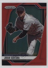 2025 Panini Prizm Red Prizm 269/299 Johan Santana #28 1y9