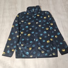 Star Wars Rebel Alliance Boys Size 8 M Fleece Full Zip Jacket Nwt