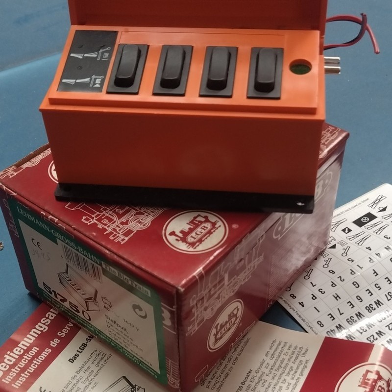 LGB 51750 Stellpult Momentary Switch Control Box 14-17V AC G Gauge