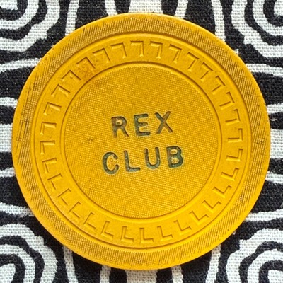 Rex Club NCV L's Mold Martinez, California Gaming Poker Casino Chip V702