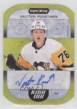 2022-23 Upper Deck Synergy Rink Ink Rookies Valtteri Puustinen #RIR-VP Auto 12l5