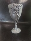 Vintage Carson Industries Pewter Vineyard Elegance Goblet Wine Silver Color — photo 3