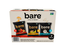 Bare, Baked Crunchy Fruit Chips Snack Pack, 0.53 oz Bags, 7 Count