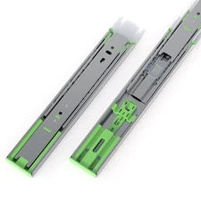 FivePears 1 Pairs 10 Inch Heavy Duty Soft Close Drawer Slides, 150 Lb Load Ca...