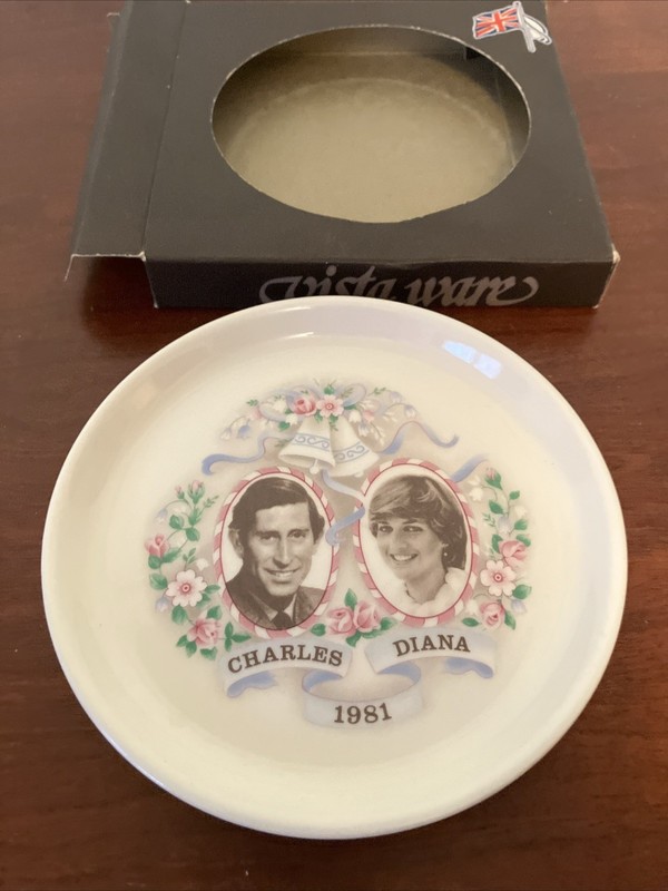Vintage Royal Prince of Wales & Lady Diana Spencer Wedding Commemorative Charles