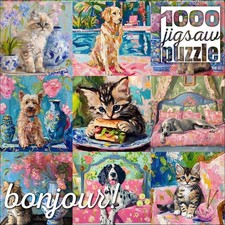 Cats Dogs Collage 1000-Piece Jigsaw Puzzle