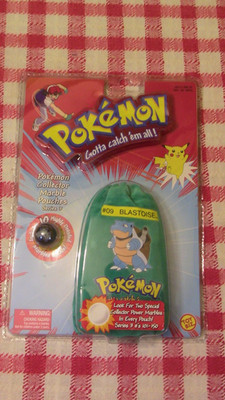 10 Pokemon Murmeln in Verpackung geöffnet nie benutzt #9 Blastoise Tasche