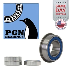 (4) 5/8" x 1-3/8" Flanged Ball Bearing - Lawnmower Carts Hand Trucks Wheels