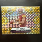 2024 Panini Mosaic - NFL Debut Jayden Daniels #272 Reactive Yellow Mosaic Prizm