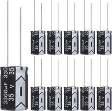 3300uF 35V 16x31mm Electrolytic Capacitor 3300 UF 35 Volt Aluminum Capacitors