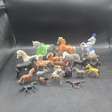 Horse Toy Lot Plus Other Animals 21 Pieces