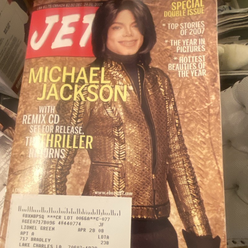 Jet Magazine Special Issue December 2007 Michael Jackson Cover, English News