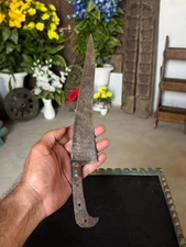 19th C Vintage Old Hand Forged Indian Collectible Iron Knife Katar Dagger Balam