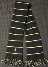Vintage Polo Ralph Lauren Blue Label Wool Cashmere Striped Neck Scarf