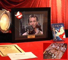 Ghostbusters BILL MURRAY DAN AYKROYD Signed Autograph, FRAME COA UACC RD#228 DVD