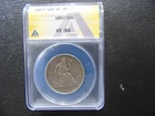 ANACS! 1857  Seated Liberty Half Dollar ANACS VF 30