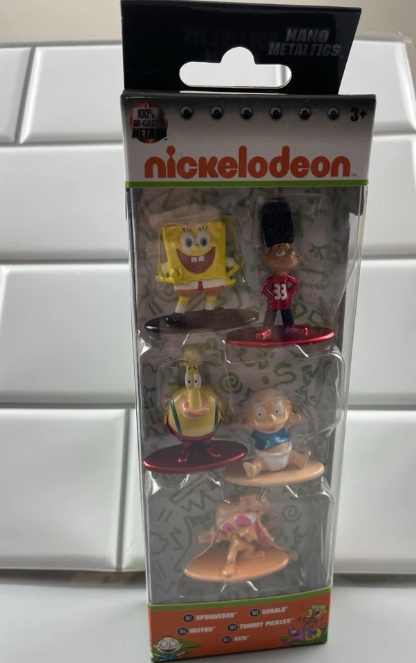 Nano Metalfigs Bob Esponja Pack A (Paquete de 5) Foto 4 de 4