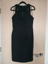 Elegant M&Co Ladies Black Evening Dress Size UK 12