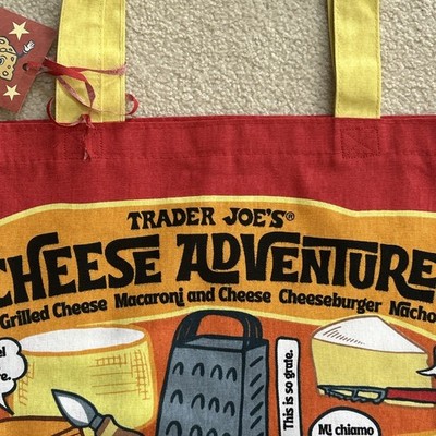 NWT *LIMITED EDITION* CHEESE Trader Joe's Large Tote Bag: WSJ