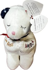 Ty Beanie Baby AMERICAN BLESSING Bear 2004 Plush Toy Praying Bear NWT