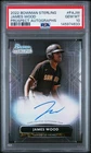 2022 BOWMAN STERLING AUTO #PAJW JAMES WOOD PSA 10 AUTO