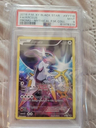Arceus XY Black Star Promo #XY116 PSA 9 Pokemon Mythical PM Collection