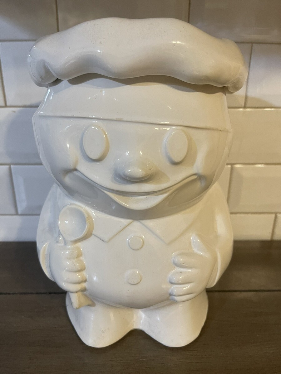 Vintage McCOY Pillsbury Doughboy Bobby Baker Cookie Jar Unpainted