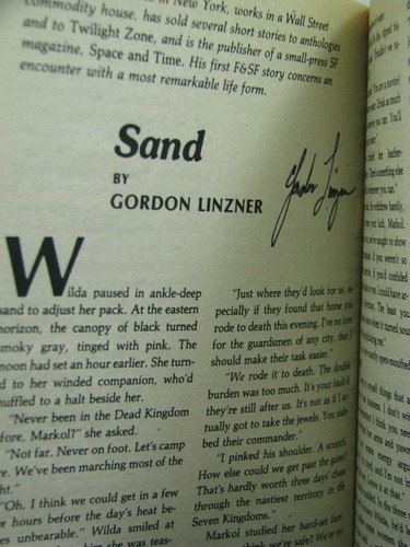 Fantasy & Science Fiction May 1982, signed by 5-Linzer,Yolen,Green,Grant,Chesbro - Picture 4 of 8