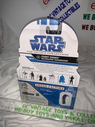 Star Wars The Legacy Collection Count Dooku Holograhic Figure, 5D6-RA7 Right Arm - Picture 8 of 11