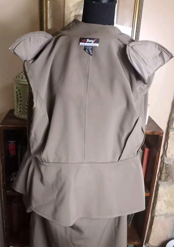Vintage Who's Tracy By Tracy Evans 2pc Skirt Suit Olive Green, Women's 14 - Picture 9 of 17