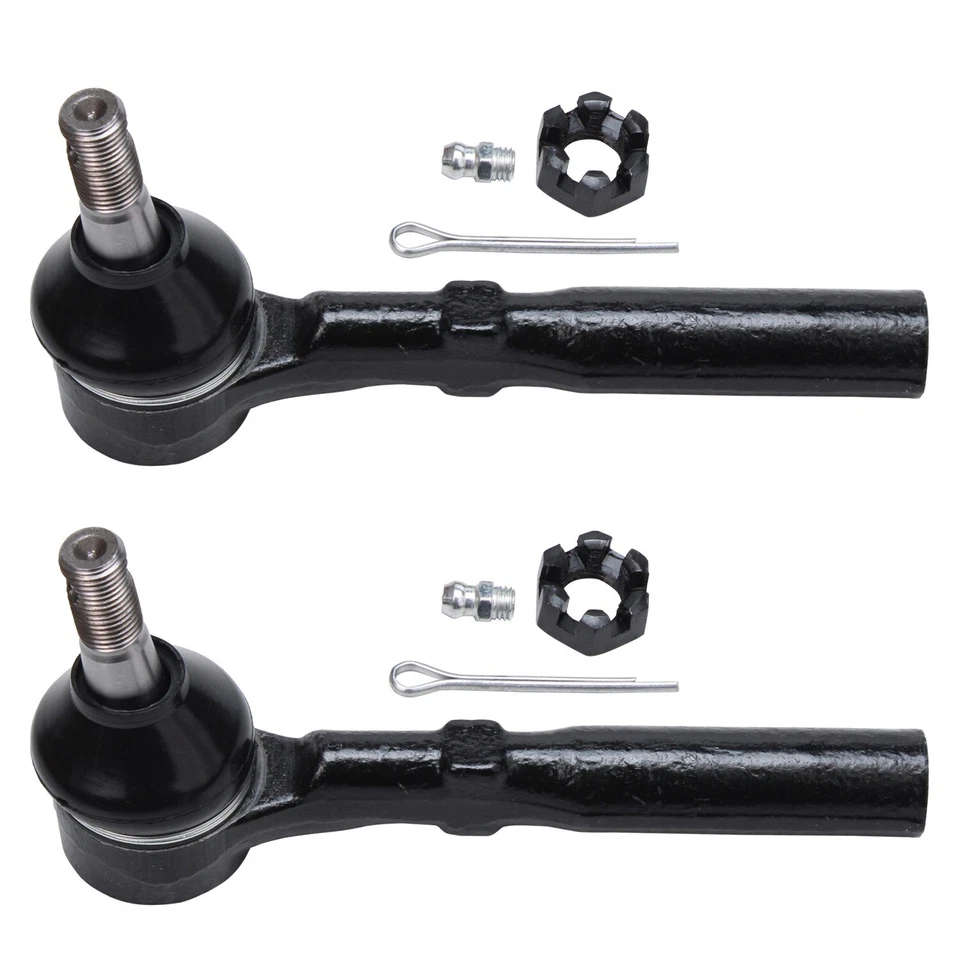 Extremos de varilla de amarre delanteros interiores y exteriores 4 piezas para Chevy Cavalier Pontiac Sunfire 1995-05 Foto 3 de 4