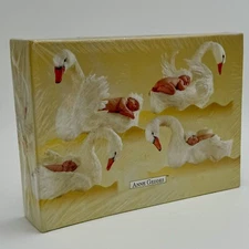 Anne Geddes Photo Album Yellow Swan Baby New in Pkg Album 58 Vintage Babies Pics