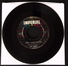 FATS DOMINO TRUE CONFESSION/ISLE OF CAPRI IMPERIAL RECORDS VINYL 45 VG 38-86