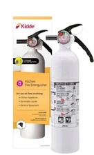 Kitchen Fire Extinguisher Kidde with Easy Mount Bracket, 10 B:C, Dry Chemical