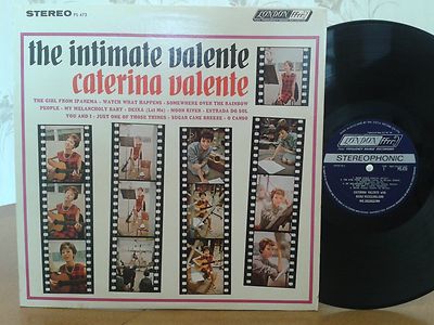Caterina Valente,The Intimate Valente,London PS473,UK,VG+,Vinyl,LP,Jazz, Rare