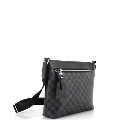 Louis Vuitton Mick NM Messenger Bag Damier Graphite PM Black | eBay