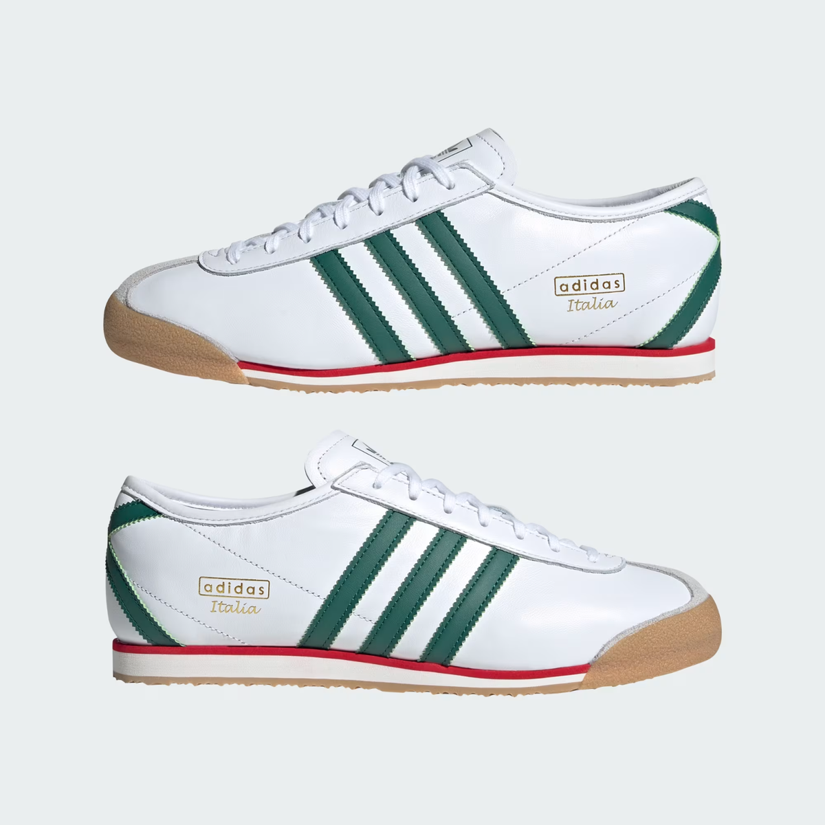 JS1325 adidas Originals Italia 70s Cloud White Collegiate Green