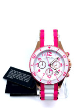 New Mark Jacobs Women's White/Pink/Rose Gold Tone Watch 40mm