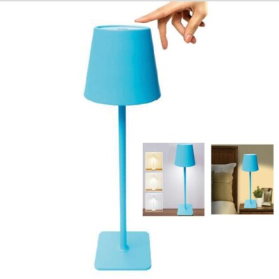 Lampada Da Tavolo LED Ricaricabile Portatile Con Touch Dimmer E RGB - Impermeabile IP54, 4000mAh, Per Campeggio E Ristoranti (Caffè) - 3