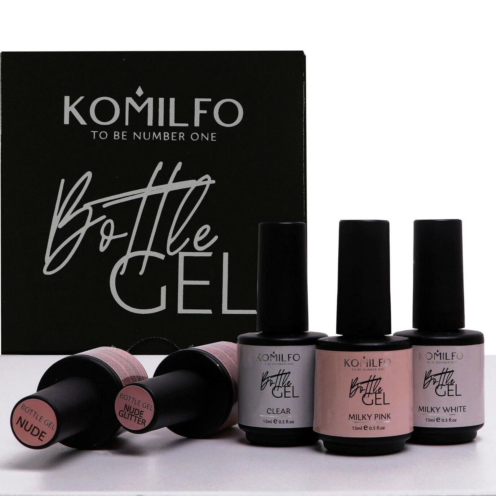 KOMILFO BOTTLE GEL Thin and Weakened Nail Plate Gel Nail Polish Gel Nail System
Opens in a new windo