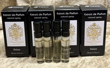 Tiziana Terenzi Delox Extrait de Parfum 4X Sample Vial Spray 1.5ml / 0.05 oz